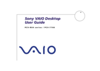 Per vedere il documento Sony PCV-RX401 Manuale Utente