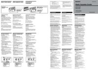 Per vedere il documento Sony CFM-20L Manuale Utente