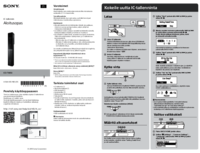 Per vedere il documento Sony ICD-TX650 Manuale Utente